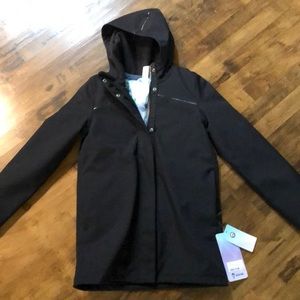 Ivivva size 12 black winter coat NWT